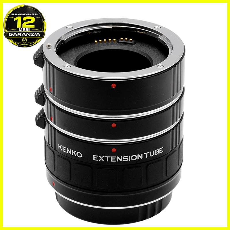 Kit 3 anelli prolunga Kenko per Close-up/Macro. Innesto Canon EOS EF Autofocus. 8 Kenko anelli prolunga vista 1