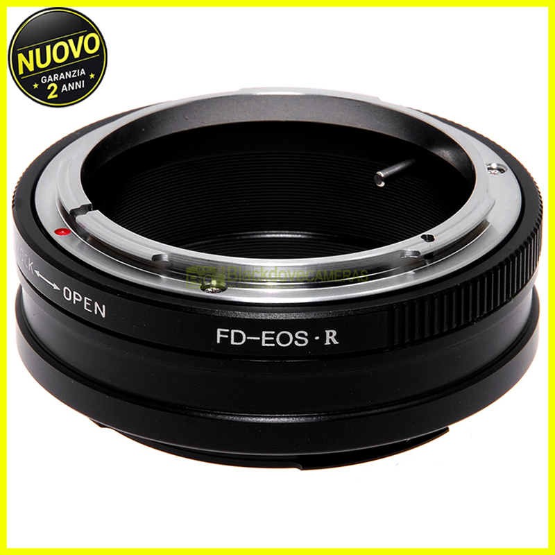 Adattatore Canon FD FL su EOS R vista 1