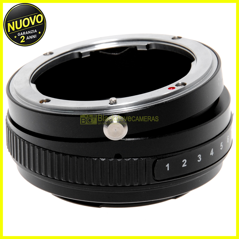 Adapter Nikon F → Sony E TILT adattatore basculante per effetti creativi 7 Adattatore TILT Nikon F su Sony E vista 1
