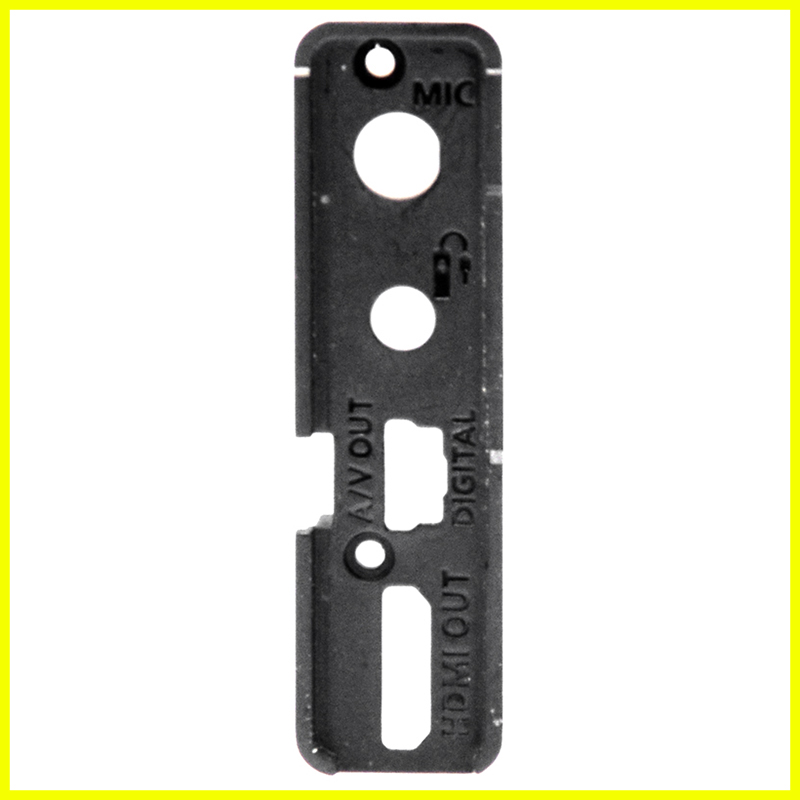 Supporto prese microfono A/V out USB Remote HDMI per fotocamera Canon EOS 100D 6 Supporto prese Canon EOS 100D vista 1