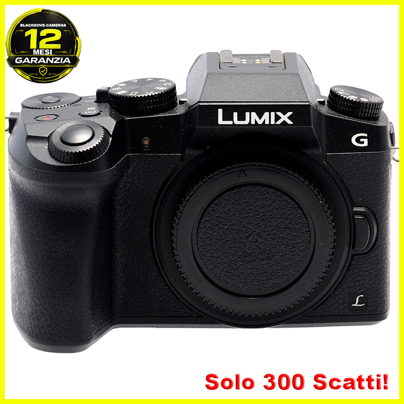 Panasonic Lumix G7 Black. Fotocamera digitale mirrorless Micro 4/3 16Mp Video 4k 10 Panasonic Lumix G7 Black vista 1