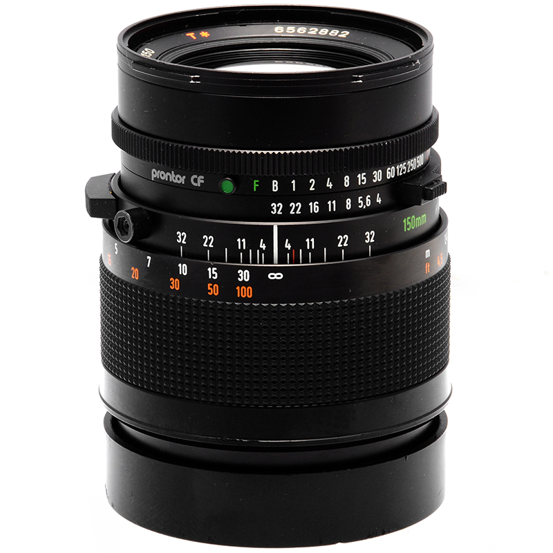 Carl Zeiss Sonnar 150mm Prontor CF obiettivo T* f/4 per Hasselblad V - 20061 9 Carl Zeiss Sonnar 150mm f/4 T* CF dettaglio 1