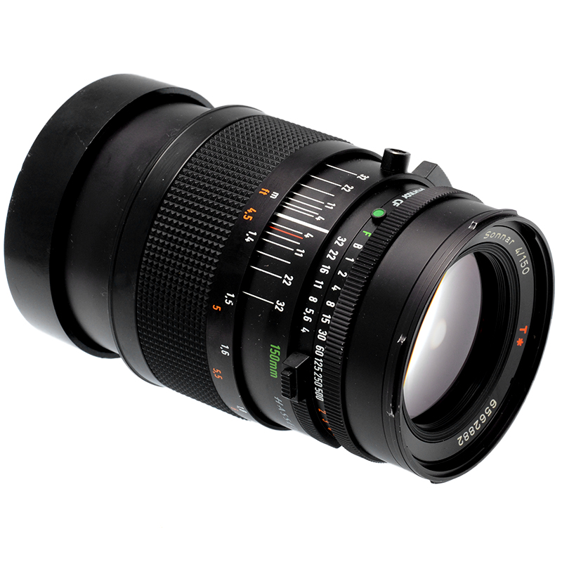Carl Zeiss Sonnar 150mm Prontor CF obiettivo T* f/4 per Hasselblad V - 20061 10 Carl Zeiss Sonnar 150mm f/4 T* CF dettaglio 2