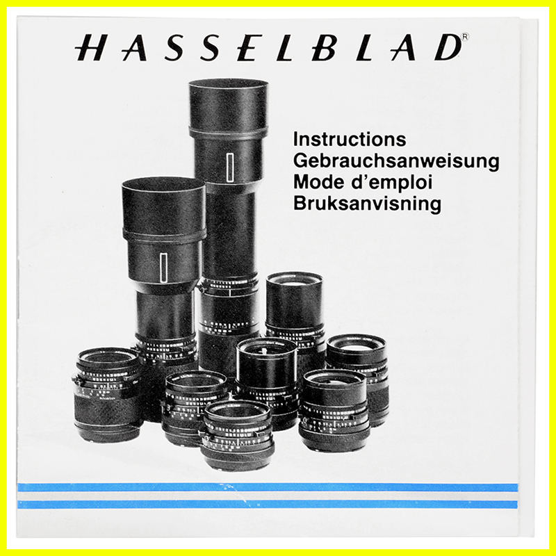 Hasselblad CF Lenses Manual Instructions EN FR DE SE Distagon Planar Sonnar 6 Hasselblad CF lenses owner's manual
