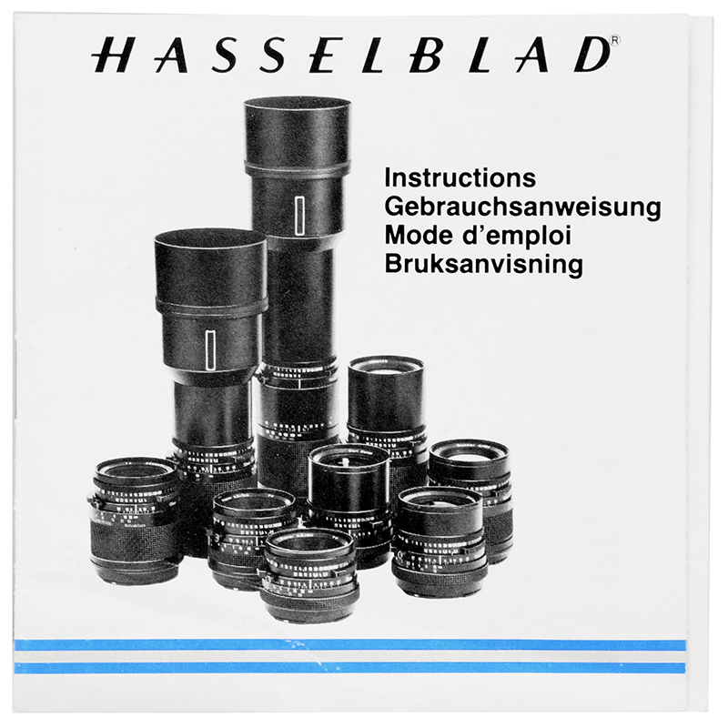 Hasselblad CF Lenses Manual Instructions EN FR DE SE Distagon Planar Sonnar 7 Hasselblad CF lenses manual dettaglio 1