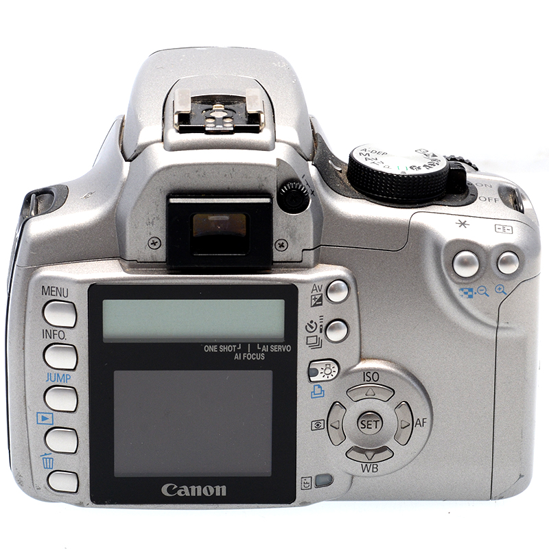 Canon EOS 350D Rebel XT Silver 8MP DSLR Reflex Digitale Solo Corpo READ! 11 Canon EOS 350D Rebel XT Silver dettaglio 2