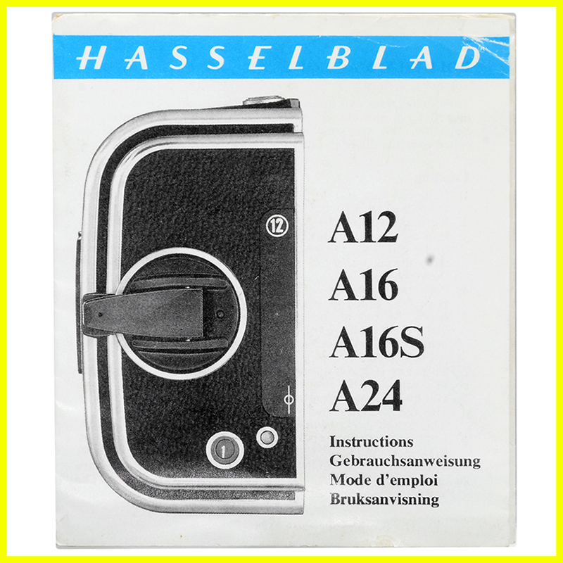 Hasselblad A12 Back Magazine Manual Instructions EN FR DE SE 5 Hasselblad A12 Back Magazine Manual
