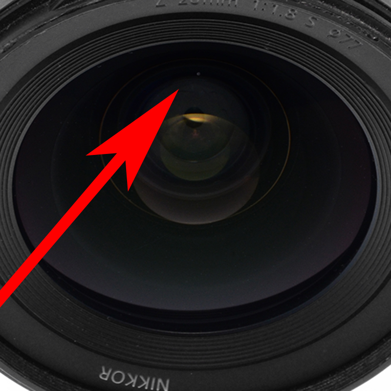 Nikon NIKKOR Z 20mm f/1.8 S dettaglio lente frontale
