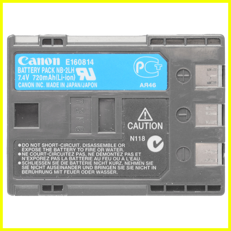 Canon NB-2LH batteria 720 MAh per EOS 350D 400D G7 G9 S45 S50 S60 S70 S80 ecc. 5 Canon NB-2LH batteria 720mAh
