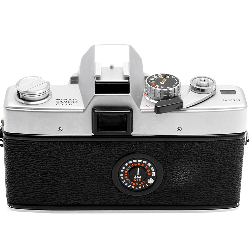 Minolta SRT-101 Silver Reflex 35mm Analogica Meccanica Fotocamera Ottima 10 Minolta SRT-101 Silver dettaglio 2