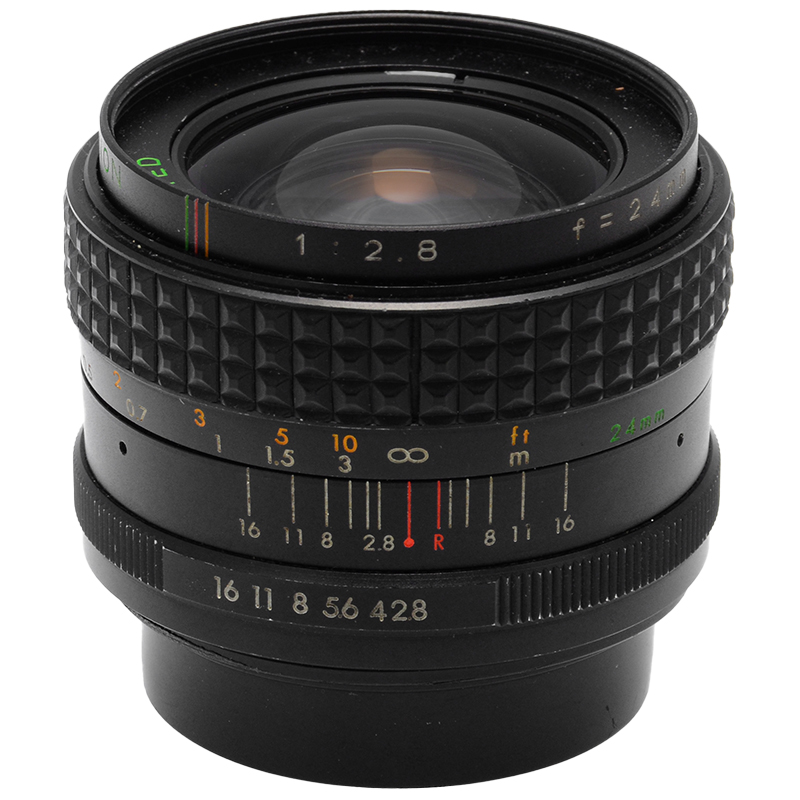 Makinon 28mm f/2.8 MC dettaglio 1