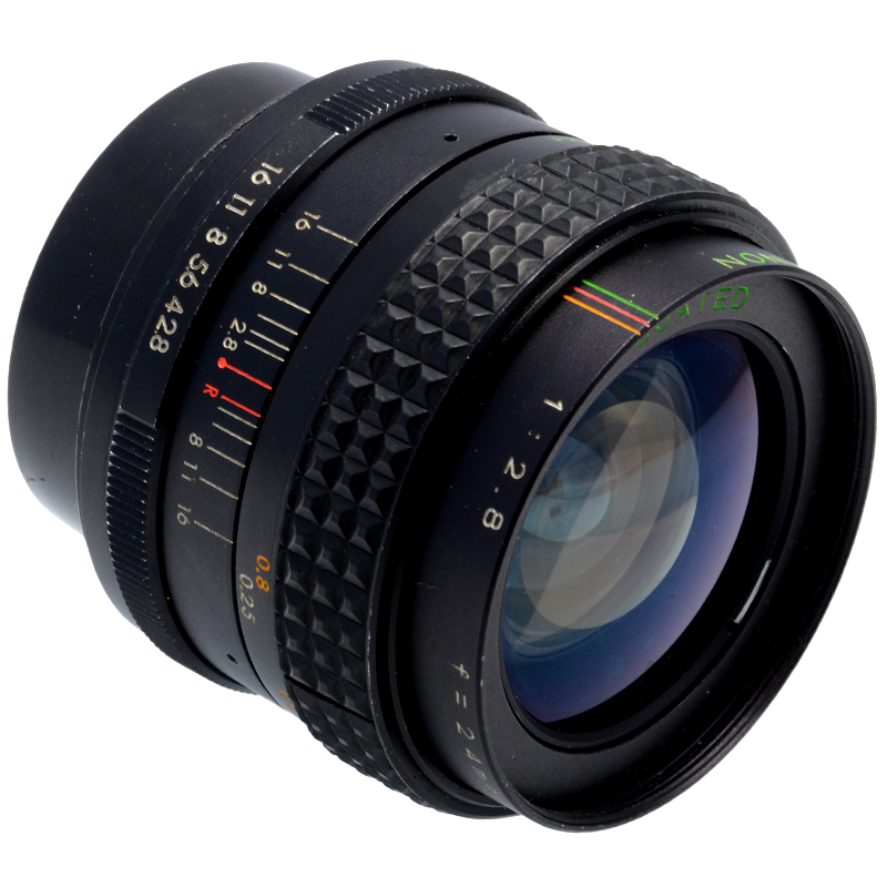 Makinon 28mm f/2.8 MC dettaglio 2