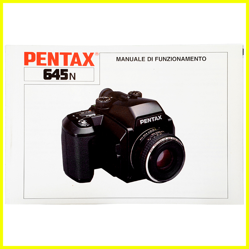 Manuale istruzioni Pentax 645N italiano