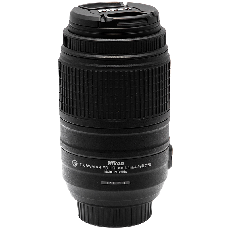 Nikon AF-S DX 55-300mm f/4.5-5.6G ED VR Tele Zoom HB-57 Ottimo Usato 10 Nikon 55-300mm VR dettaglio 3