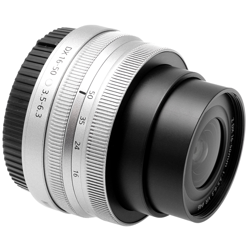 Nikon Z DX 16-50mm Silver dettaglio 2